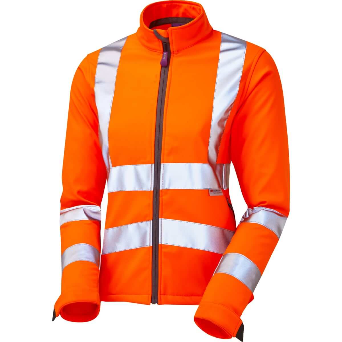 Orange hi vis softshell cheap jacket